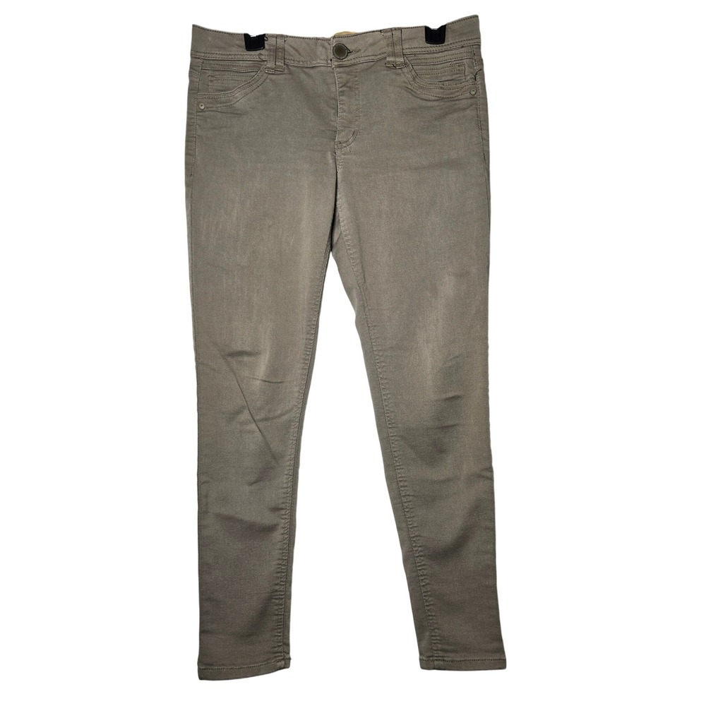 Democracy‎ Womens Ab Technology Beige Skinny Jeans Pants Size 8 Stretch Neutral